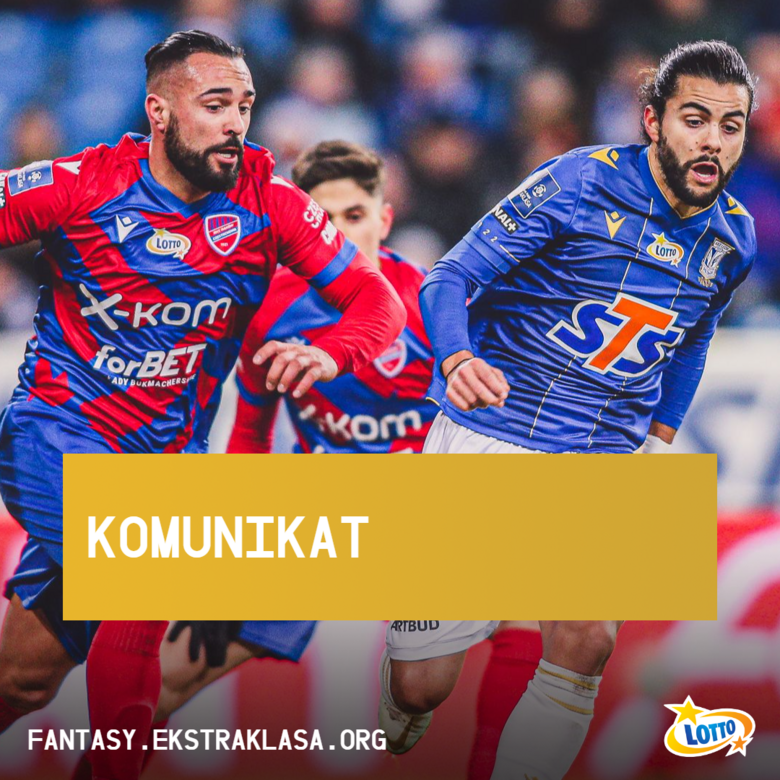 KOMUNIKAT - 31. KOLEJKA