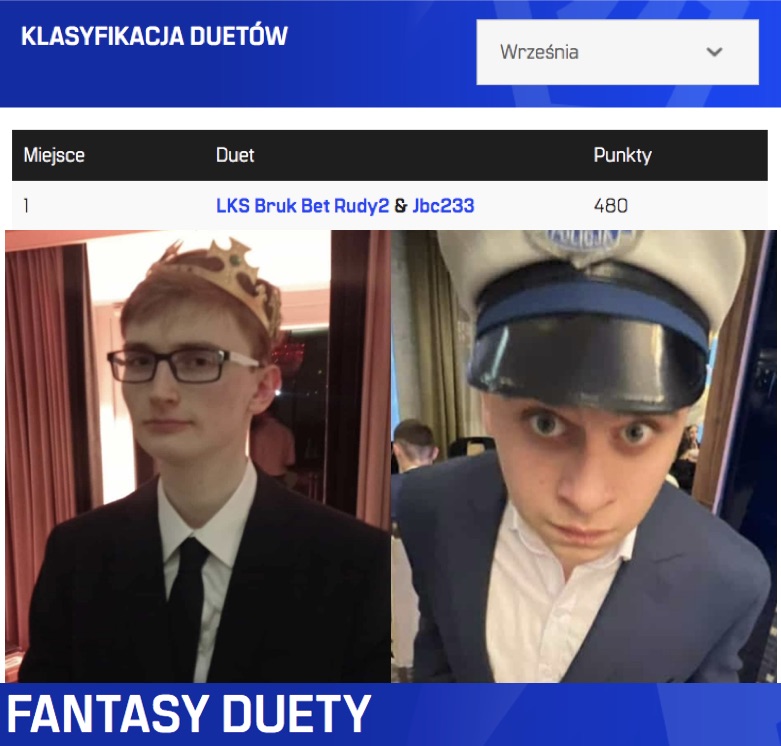 FANTASY DUETY. Poznajcie laureatów września!